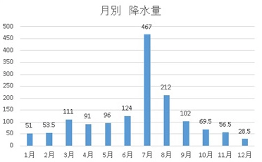 降水量 (mm)