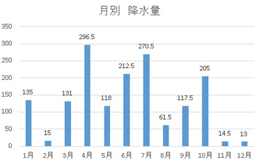 降水量 (mm)