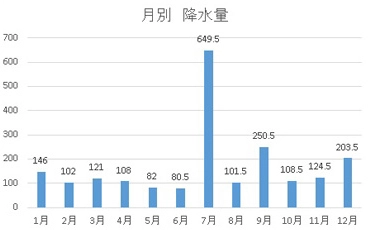 降水量 (mm)