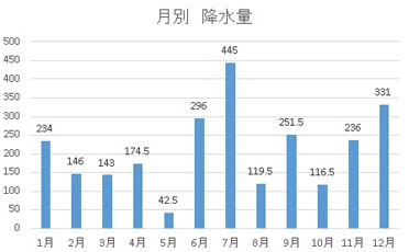 降水量 (mm)