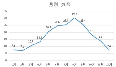 気温 (°C)