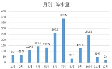 降水量 (mm)