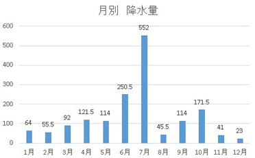 降水量 (mm)