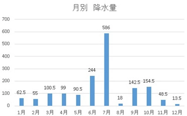 降水量 (mm)