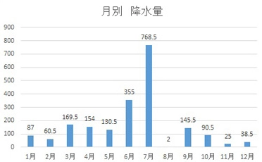 降水量 (mm)