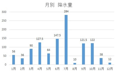 降水量 (mm)