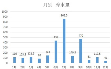 降水量 (mm)